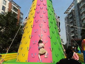 杭州充氣攀巖 兒童手搖船出租助陣商業活動